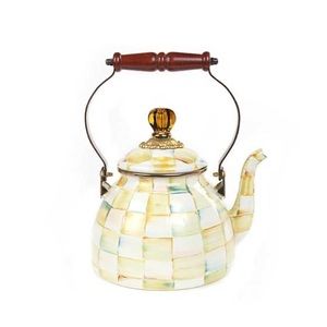 Mackenzie Childs parchment teapot